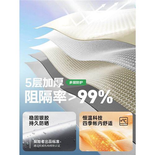 Tent Outdoor Portable Folding Camping Overnight Rainproof