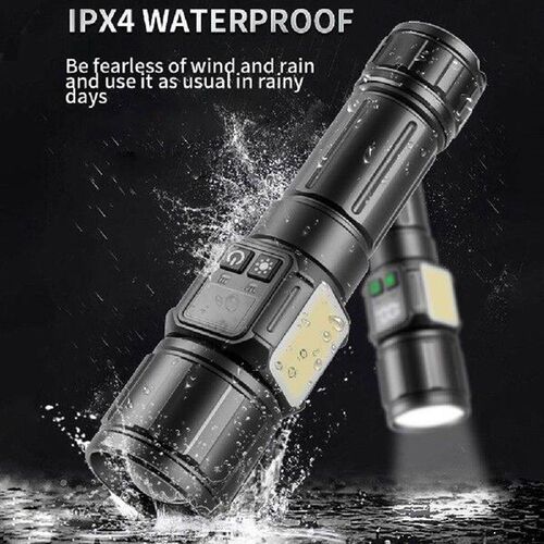30W LED Rechargeable Flashlight 2000 High Lumens Handheld