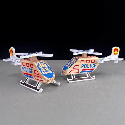 Wooden Arcraft model toy smulaton helcopter scenc spot
