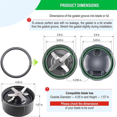 Rubber Seal Ring Nutribullet Replacement Gasket Blender