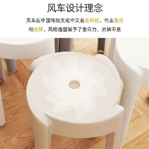 Plastic Stools Can Be Stacked At Home Modern Simple Cyclone