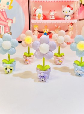 少女心迷你可爱花朵小夜灯库鲁米床头气氛灯学校学生小礼品小摆件