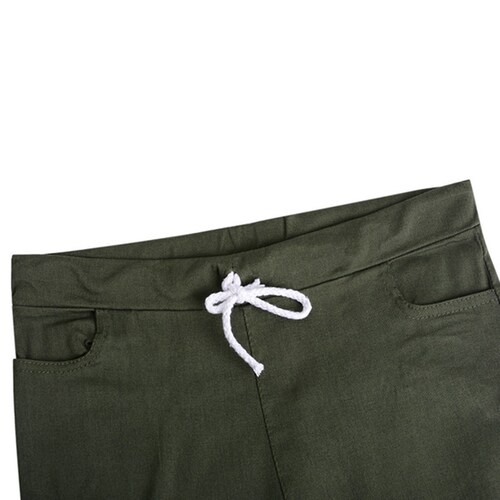 Ogilvy Mather 2020 Spring Lace Up Waist Casual Women Pants S