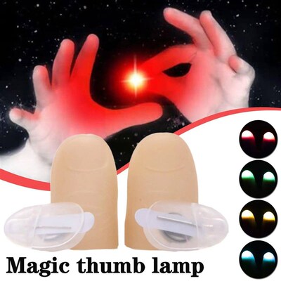 1 Pair Magic Thumb Light Red Light Fingers Props Props Magic