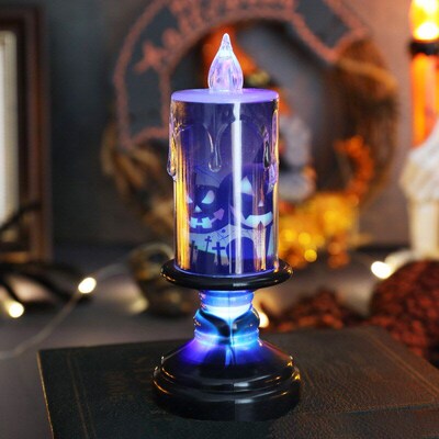 Halloween Decor Candle Lamp Skull Hand Lamp Halloween Ghost