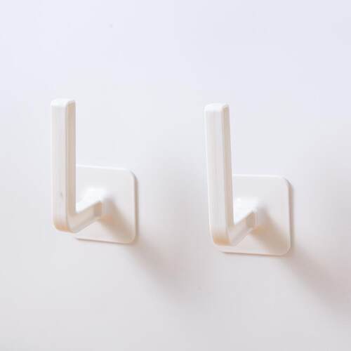 Kitchen and Bathroom No-Drill Wall Mount Storage Hooks, Trac