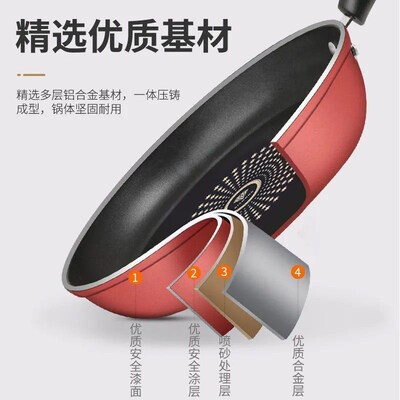Frying pan steak gas stove pans egg frying induction cooker