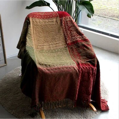 Textile City Ins Retro Sofa Decor Towel Mediterranean Nepal