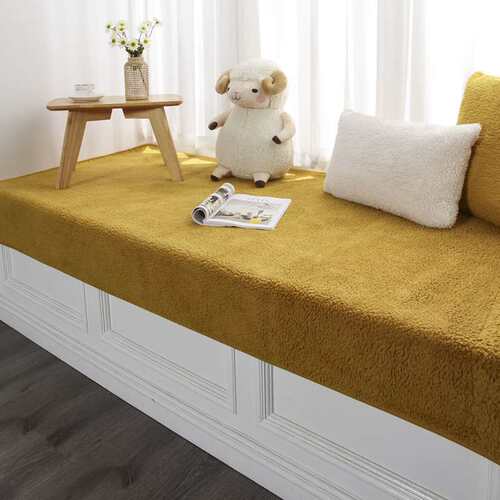 Bay Window Mat Windowsill Mat Modern Simple Cashmere Thicken