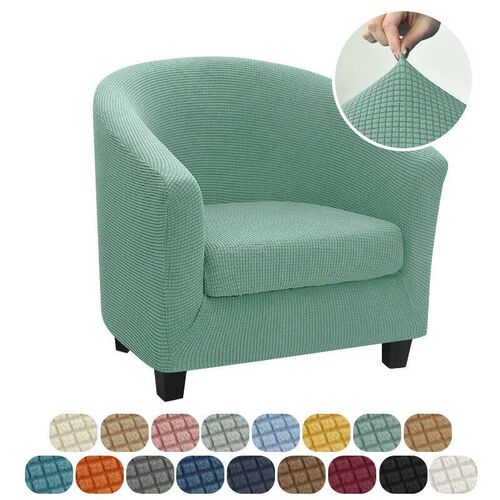 2pcs/set Club Tub Chair ver Solid Color Polar fleece Armchai