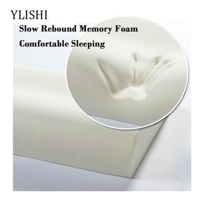Bamboo Memory Foam Orthopedic Pillow 竹纤维记忆保健护颈枕头