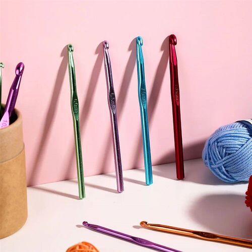 23 Pieces Tunisian Crochet Hooks Set 3-10 Mm Cable Bamboo Kn