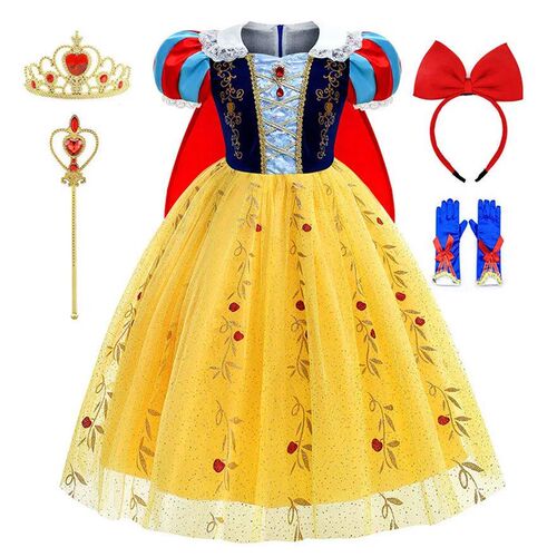 2024 New Toddler Royal Princess Dress Classic SnowWhite Cosp