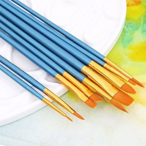 Artist Paint Brush Set High Quality Nylon Hair Watercolor Ac