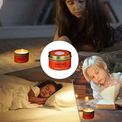 Windproof Candles 30 Hour Light Long Lasting Survival Candle