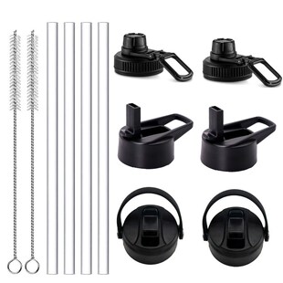 Replace Straw Flip Lid Flex Cap for Hydro Water Bottle Flask