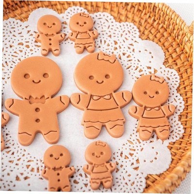 Gingerbread Man Cookie Plunger Cutters Christmas Boy Girl Co