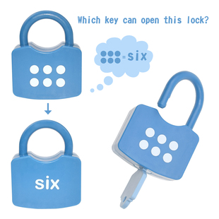 Matching Keys Alphabet Key Locks with Toys Lock Educational