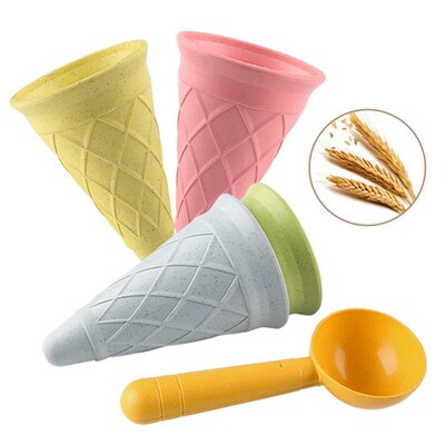 Children Play House Toy Beach Ice Cream Tube Digging Spoon S