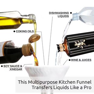 Mushroom funnel家用迷你多功能厨房装酒装油特色蘑菇小漏斗