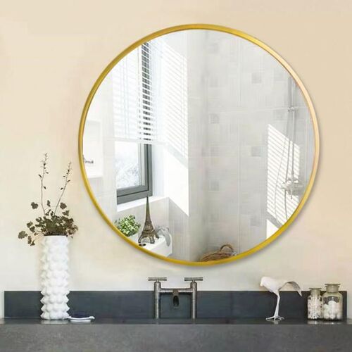 RecabLeght 32 Inch Bathroom Mirror Round Wall Vanity Mirror