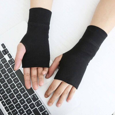 Women Short Fingerless Gloves Cosplay Mitten Unisex Overslee