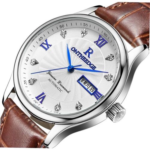 Watches Men Leather Date Quartz Wrist Watch Male Female1