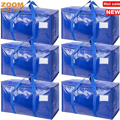 Large Moving Bags with Zippers,Heavy Storage Moving Boxes