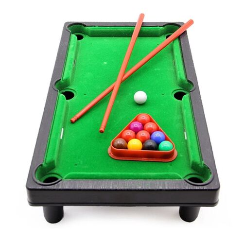 Mini Pool Table Tabletop Desktop Billiards Snooker Game with
