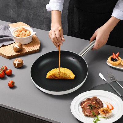 non-stick frying pan induction cooker cooking pot不粘平底锅