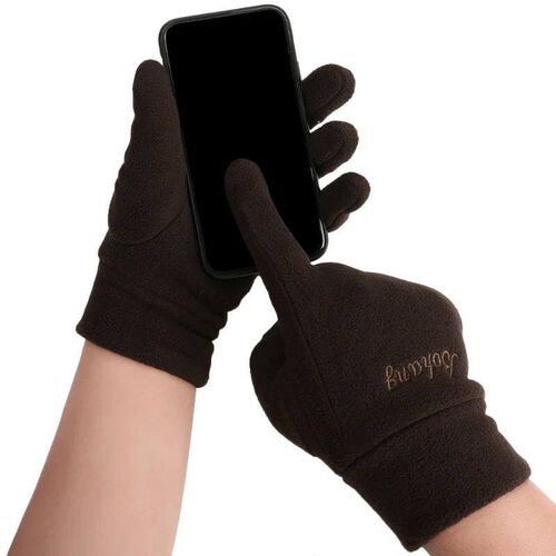 Thermal Fleece Windproof Winter Cycling Gloves Men TouchScre