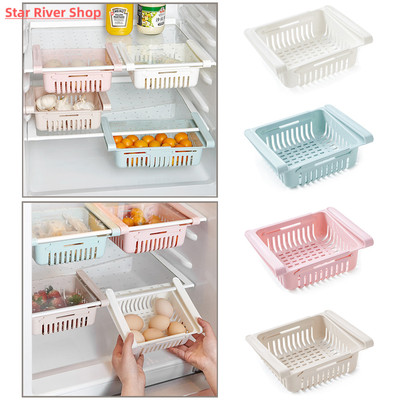 Fridge Organizer Storage Box Refrigerator Drawer Plastic Sto