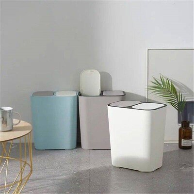 12l Classified Trash Can Fashionable Garbage Bin Trash Can