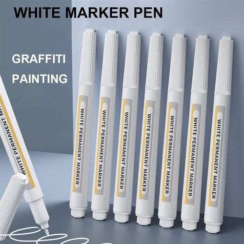 3/5/10Ps White Chalk Marker Erasable Blakboard Pens Liquid C