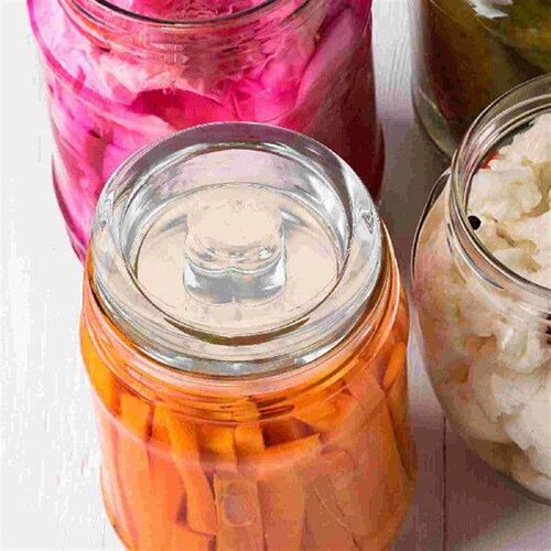 Sauerkraut Fermented Glass Weights Masonry Strainer Pantry