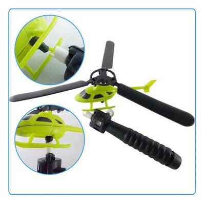 1PCS Baby RC Helicopters Fly Drawstring Pull Wires Helicopte