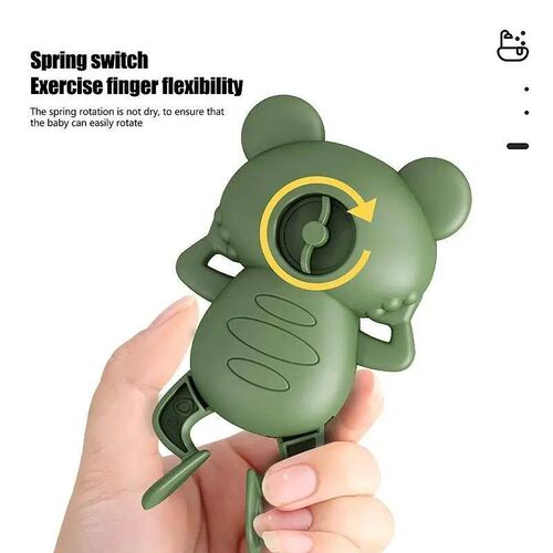 Baby Cute Animal Swimming Frog Shower Clockwork Toys When Ba