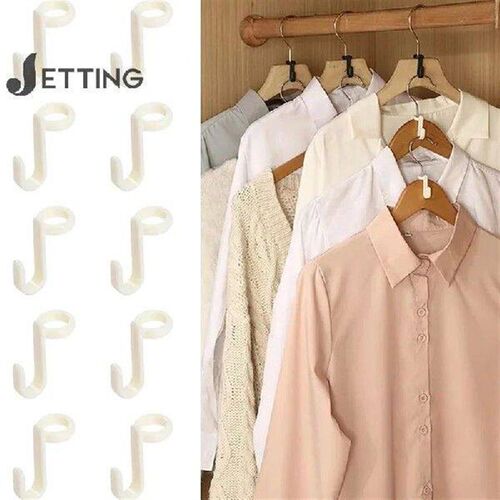 50PCS Mini Hangers For Closet Connectors, Hooks Cascade