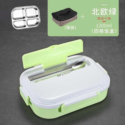 Insulated lunch box stainless steel bento box students