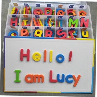Magnetic Letters 10/26 Pcs Uppercase Lowercase Foam Alphabet