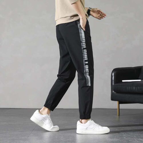 Pants Mens Summer tendy Contrast Color-tight Cropped Pants