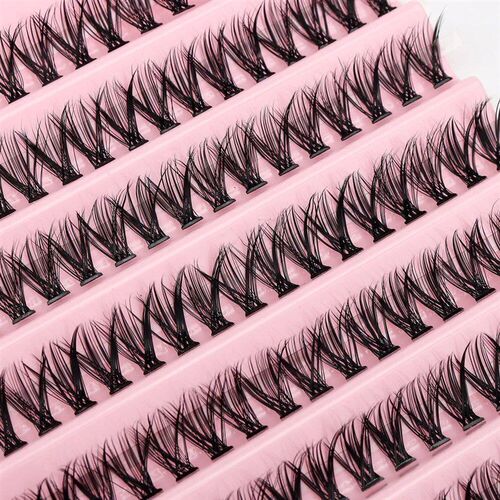 Individual Lashes 8-12mm 200Pcs Cluster Lashes Natural False