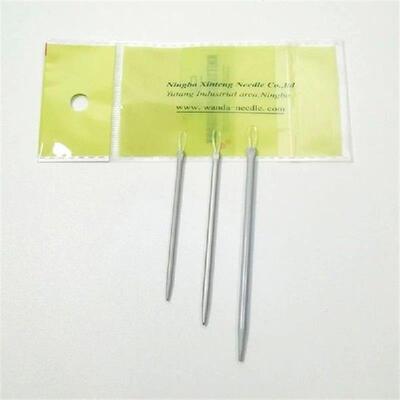 3pcs/set Big Eye Nylon Wire Knitting Needle Yarn Sewing