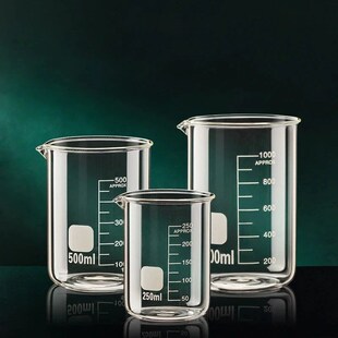 High Borosilicate Glass Measuring Cup Clear Scale Cup Labora