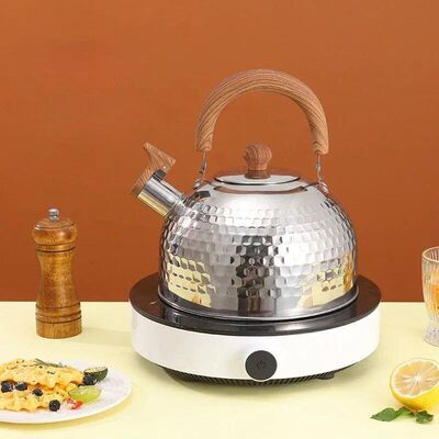 2/3L Whistling Kettle with Anti-scald Handle Rustproof Whist