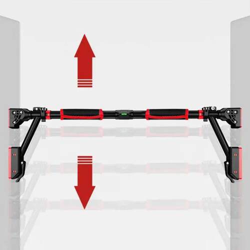 Door Horizontal Bar Steel Adjustable Training Bars Pull Up A