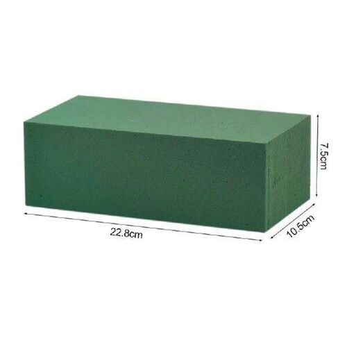 2/4/6pcs Rectangle Floral Foam Bs Green Foam Floral