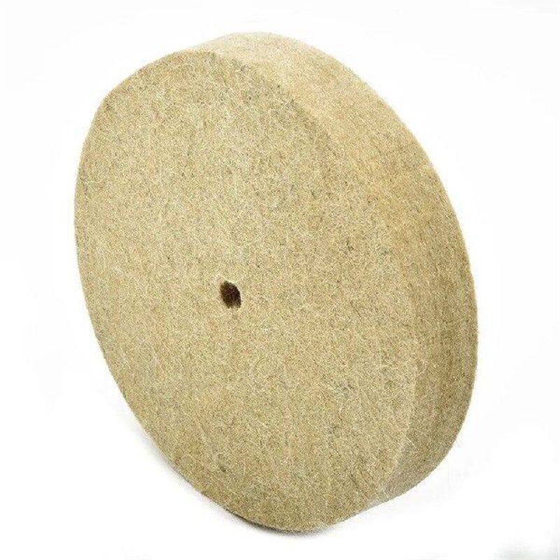 6 Inch WoolFelt Polishing Buffing Wheel Jade Metal Mirror - 实物图