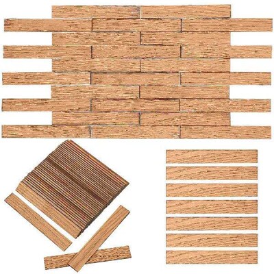 40 Pcs White Color Tiny House Floor Tiles Miniature