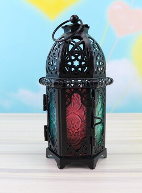 Retro Nordic Castle Iron Metal Wedding Candlestick Creative